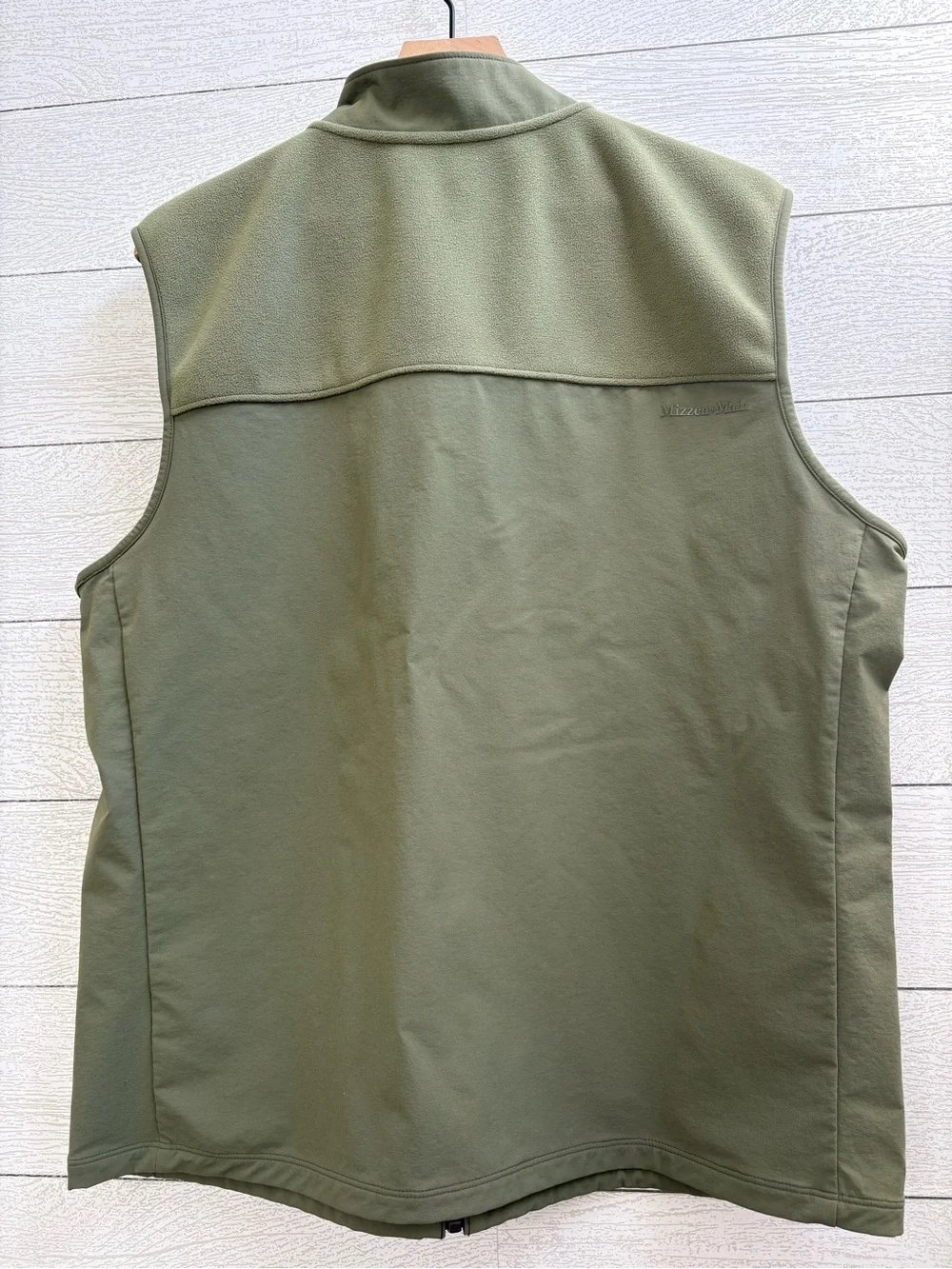 Mizzen + Main Venture Vest Olive Sage Full Zip Performance XL